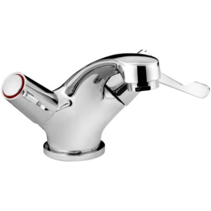 Picture of Lever Chrome Mono Basin Mixer Tap With Pop-Up Waste