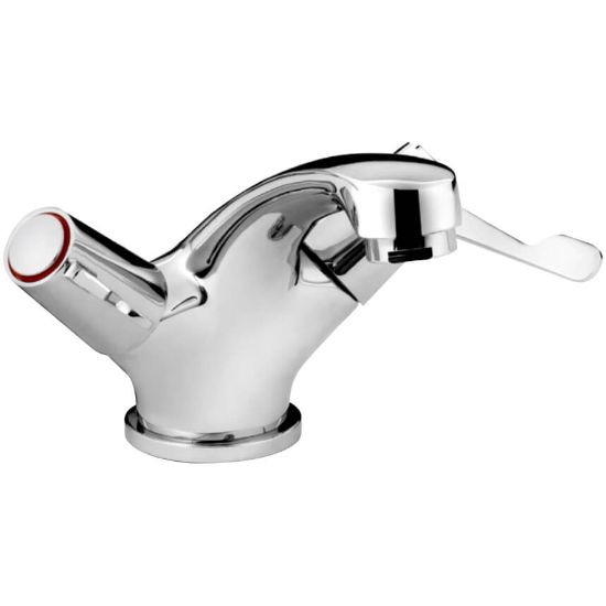 Picture of Lever Chrome Mono Basin Mixer Tap With Pop-Up Waste