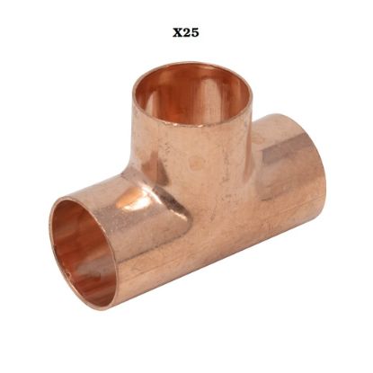 Picture of 15 Mm End Feed  equal Tee (pack of 25)
