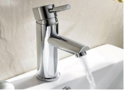 Picture of Mono Basin Mixer Including Push Button Sprung Waste Chrome
