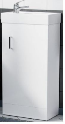 Picture of 400 x200 Cloakroom Basin & vanity Unit White