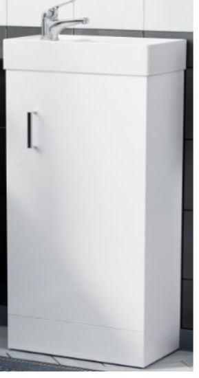 Picture of 400 x200 Cloakroom Basin & vanity Unit White