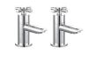 Picture of Cross Head Basin Taps  Pair