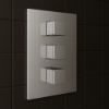 Picture of HYG 3 Dial 2 Outlet Concealed Thermostatic Shower Mixer Square