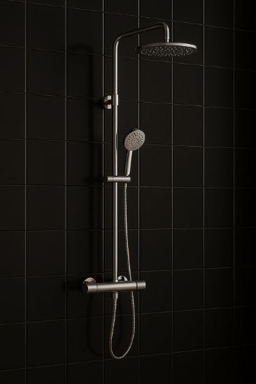 Picture of HYG Round Exposed Shower Mixer With Drencher