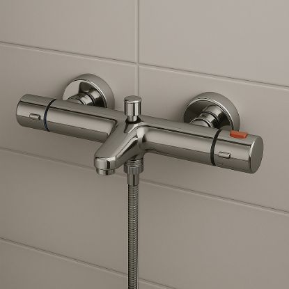Picture of Round Thermostatic Bath Shower Mixer Valve