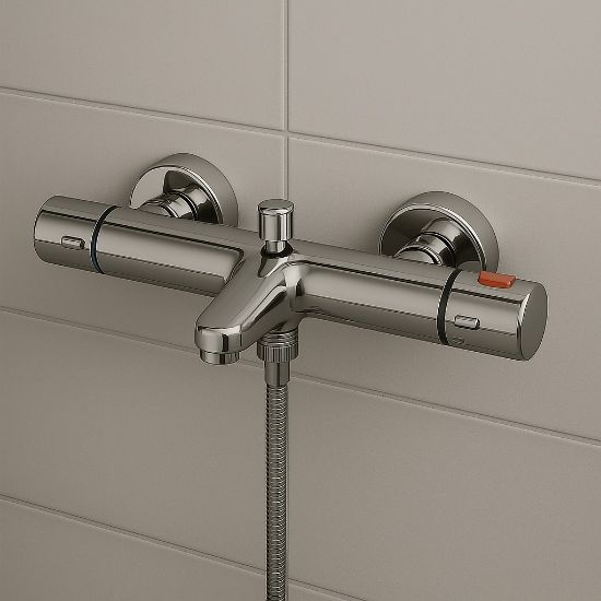 Picture of Round Thermostatic Bath Shower Mixer Valve