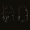 Picture of HYG Kitchen Mixer Tap  Cross Head