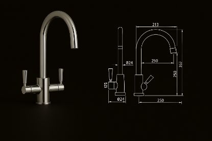 Picture of HYG Kitchen Mixer  Lever Tap  lever