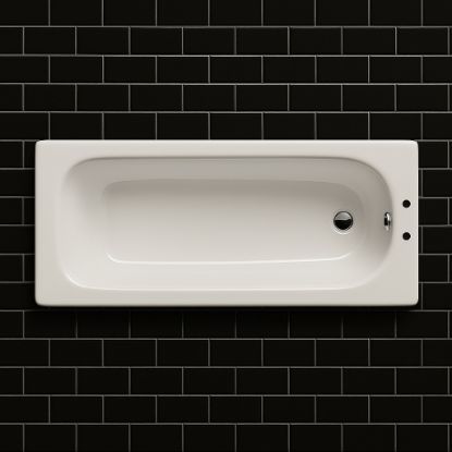 Picture of Eurowa 1600 x 700mm Steel Bath - 2TH (INcl. feet)