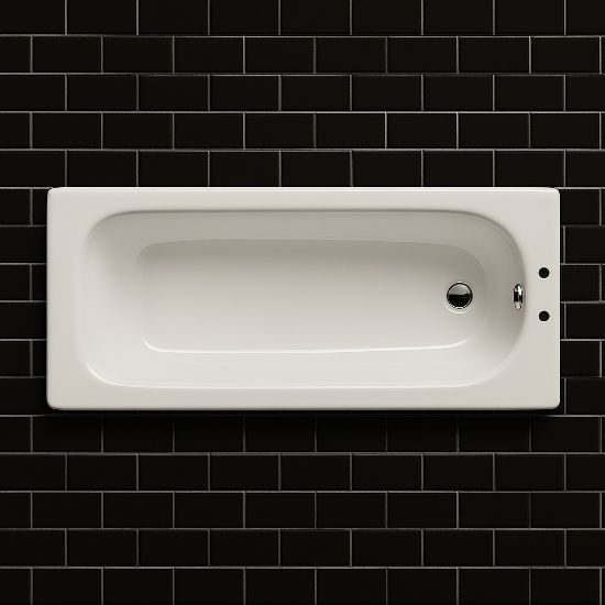 Picture of Eurowa 1600 x 700mm Steel Bath - 2TH (INcl. feet)
