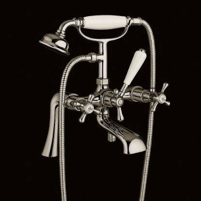 Picture of Victorian Type Bath Shower Mixer • Shower Kit & Wall Bracket included