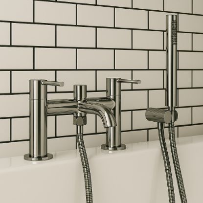Picture of HYG Cascade Bath Shower Mixer • Shower Kit & Wall Bracket included