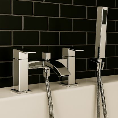 Picture of Classsic Bath Shower Mixer • Shower Kit & Wall Bracket included