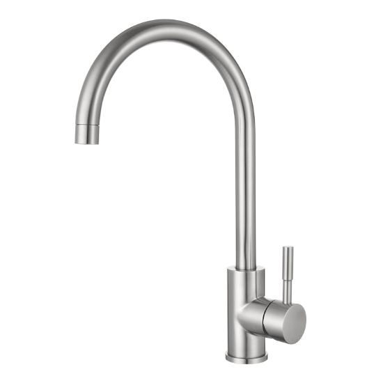 Picture of Single Handle Kitchen Tap brushed Stainless Steel