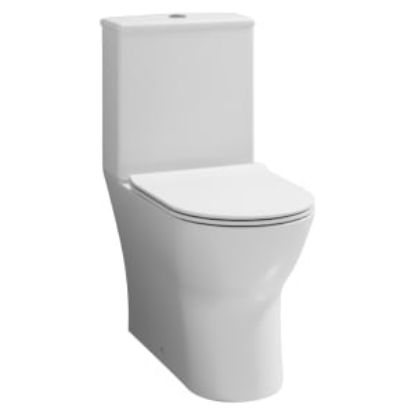 Picture of Delta Rimless Close Coupled Toilet & Soft Close Seat 370w x 400h x 605d