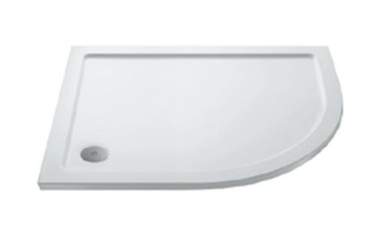 Picture of 900x760x40 Offset Quadrant Shower Tray R/H