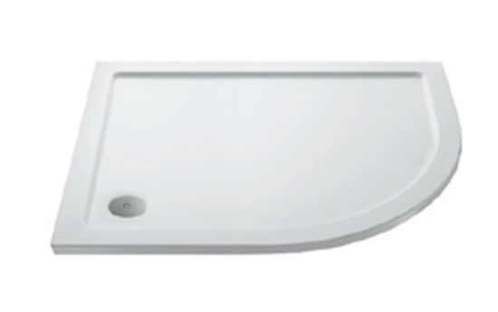 Picture of 900x760x40 Offset Quadrant Shower Tray R/H