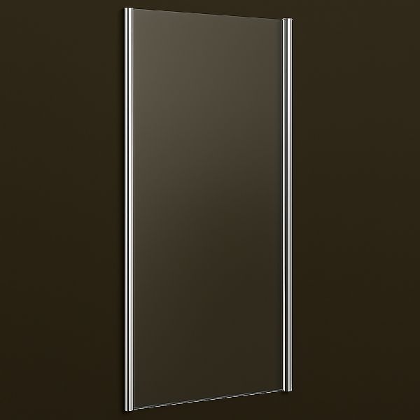 Picture of 6 Side Panel 6mm Clear Glass Chrome 760 x 1850mm
