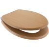Picture of Euroshowers - MDF Oak Toilet Seat Soft Close - Oak Effect