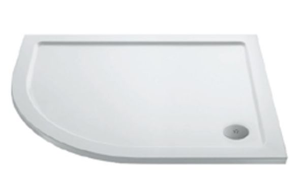 Picture of 1200x900x40 Offset Quadrant Shower Tray L/H