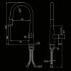 Picture of Kitchen Pull Out Mixer Tap Chrome