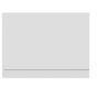 Picture of PVC Waterproof Bath End Panel 800 x480 x15mm with 10mm Plinth White