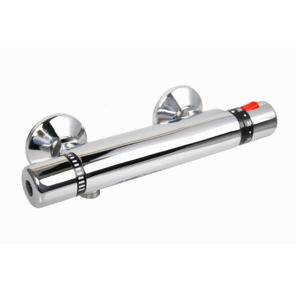Picture of Round Thermostatic Bar Valve Single Outlet